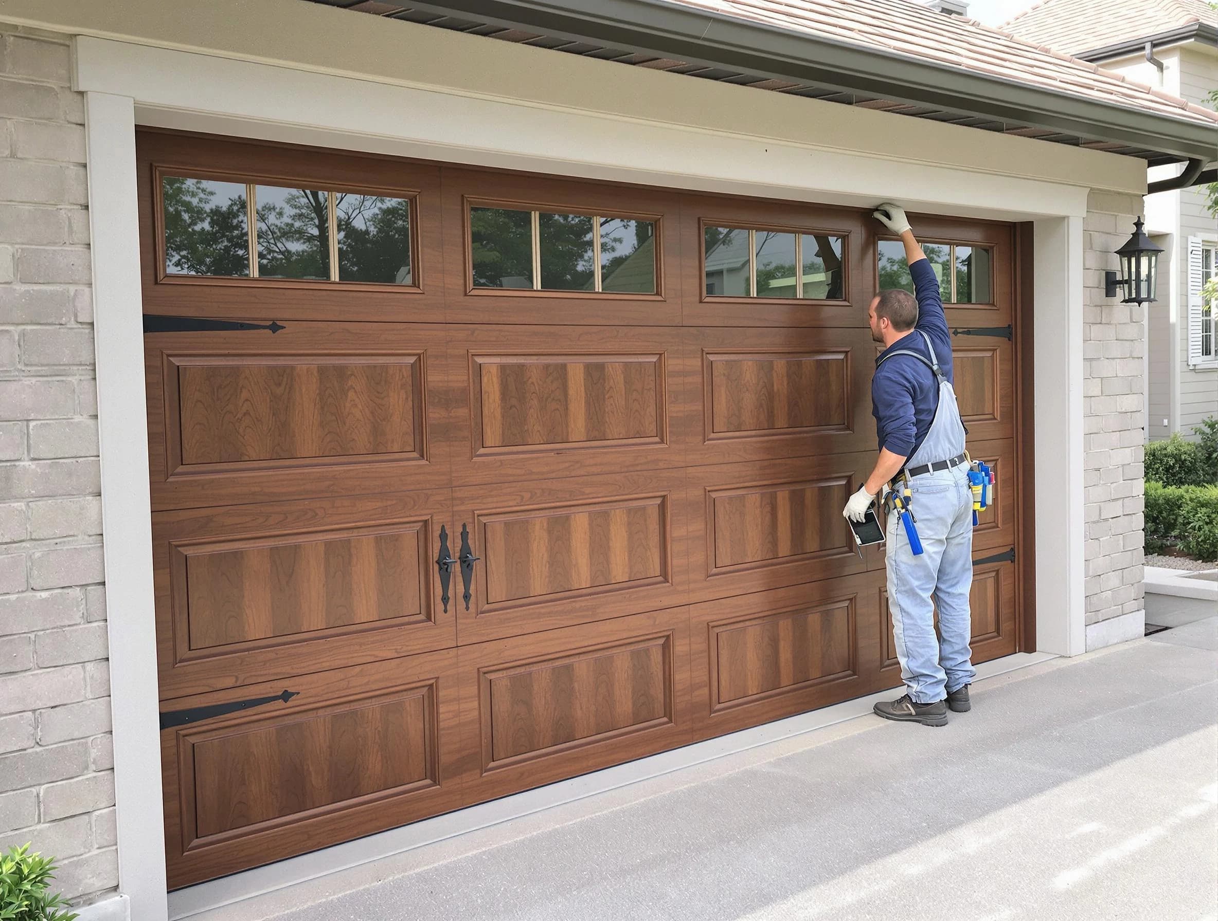 Custom garage door showcase by Herriman Garage Door Repair in Herriman