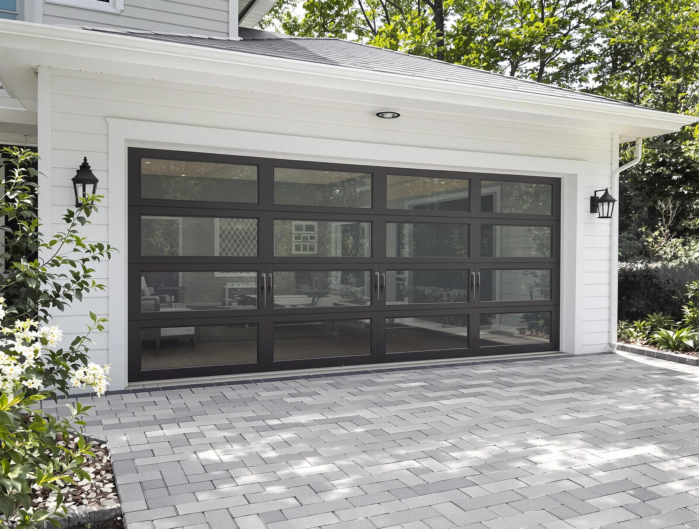 Herriman Garage Door Repair design specialist presenting custom garage door options to Herriman homeowner