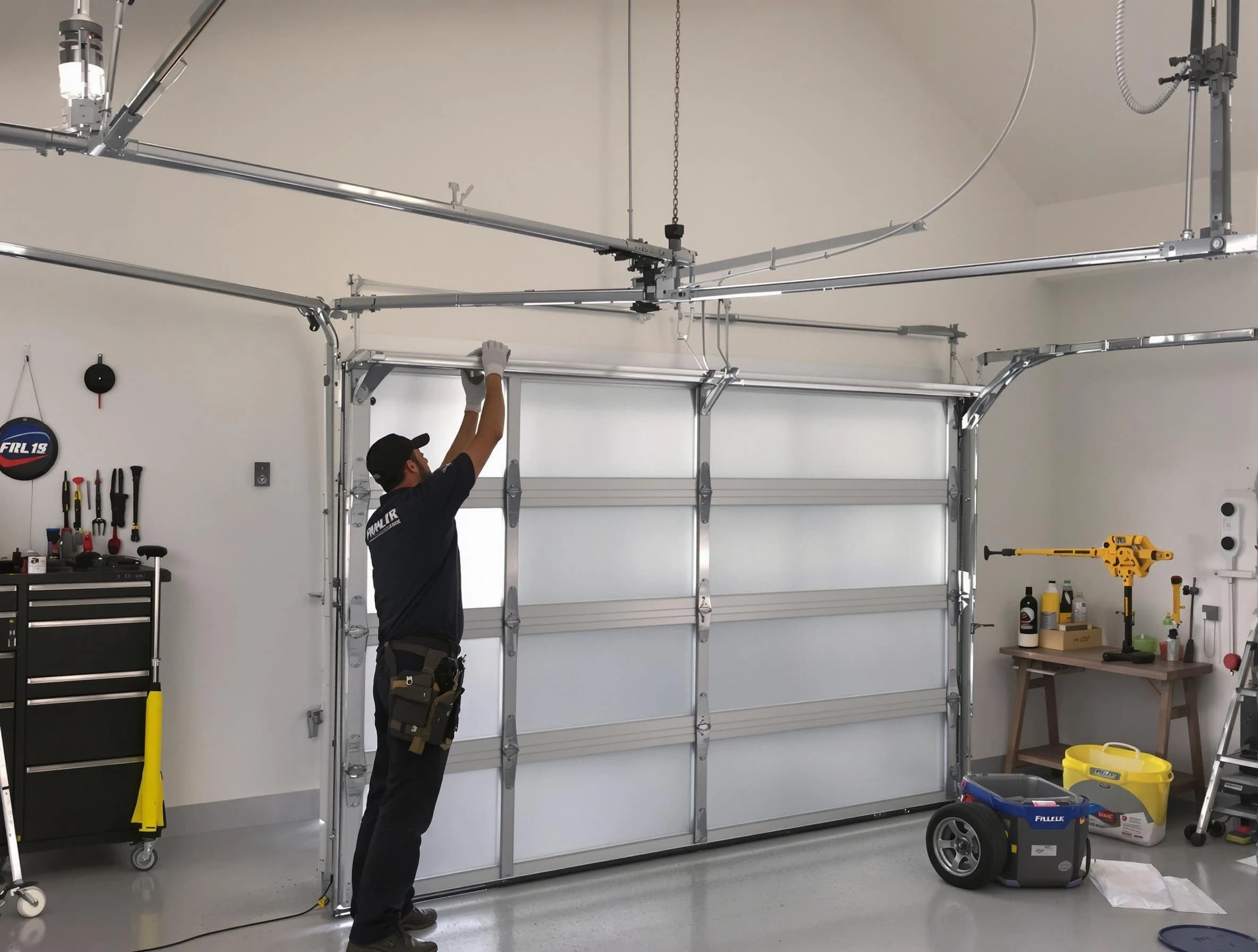 Herriman Garage Door Repair certified team performing precision garage door installation in Herriman