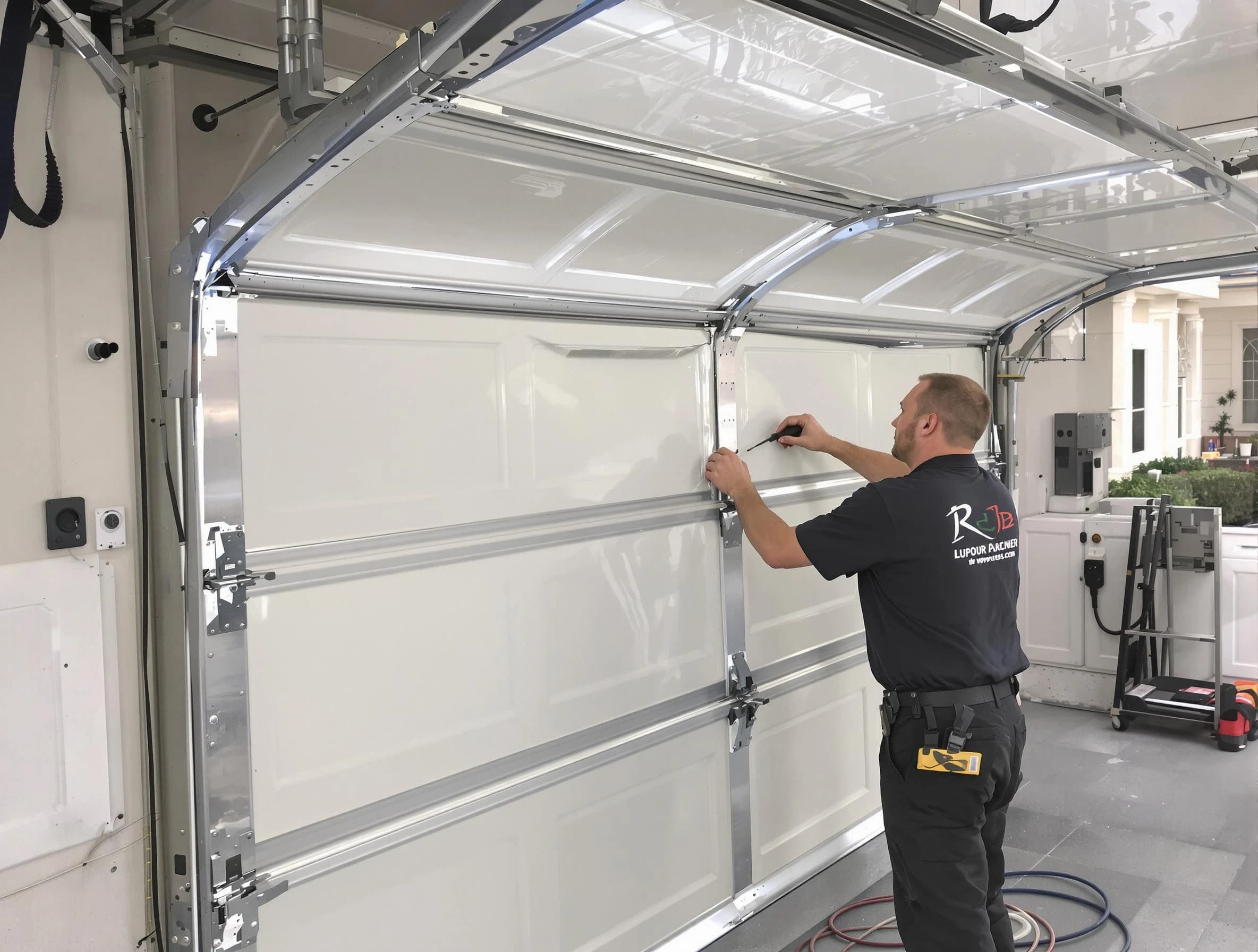Herriman Garage Door Repair professional performing panel repair in Herriman