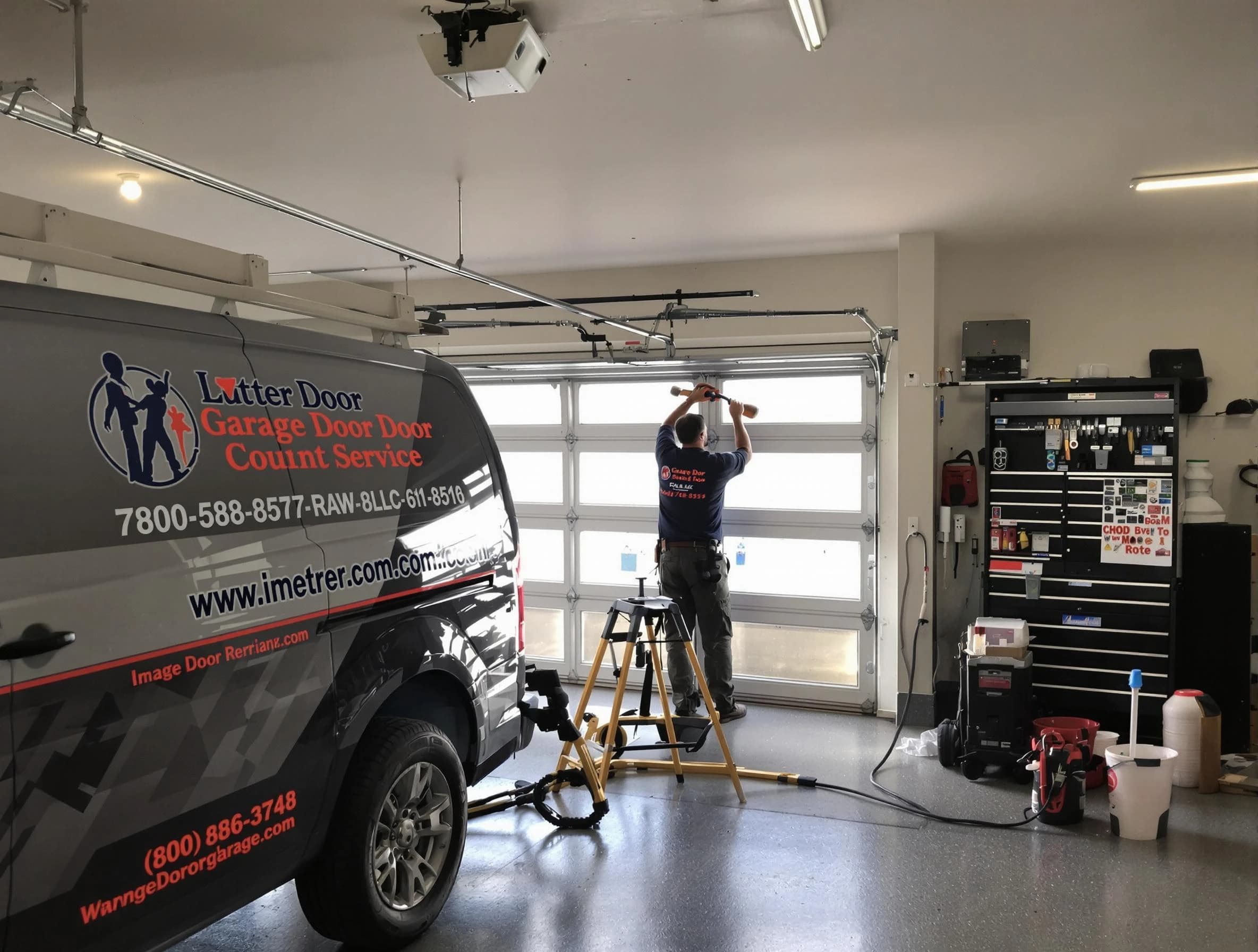 Herriman Garage Door Repair rapid response team performing same-day repair in Herriman