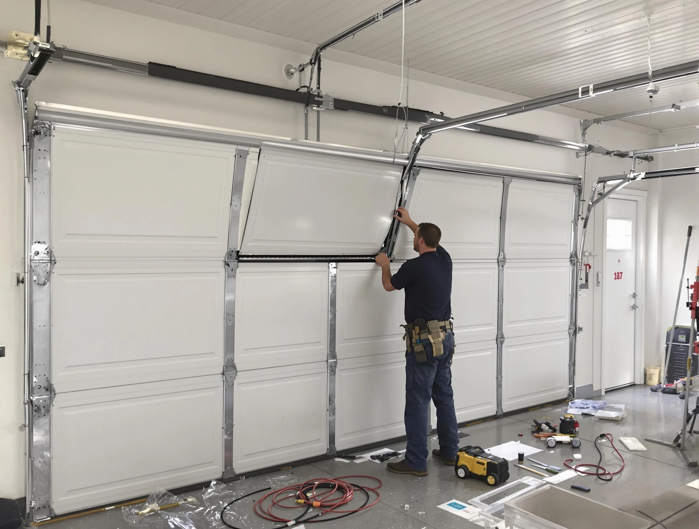 Garage Door Section Replacement in Herriman