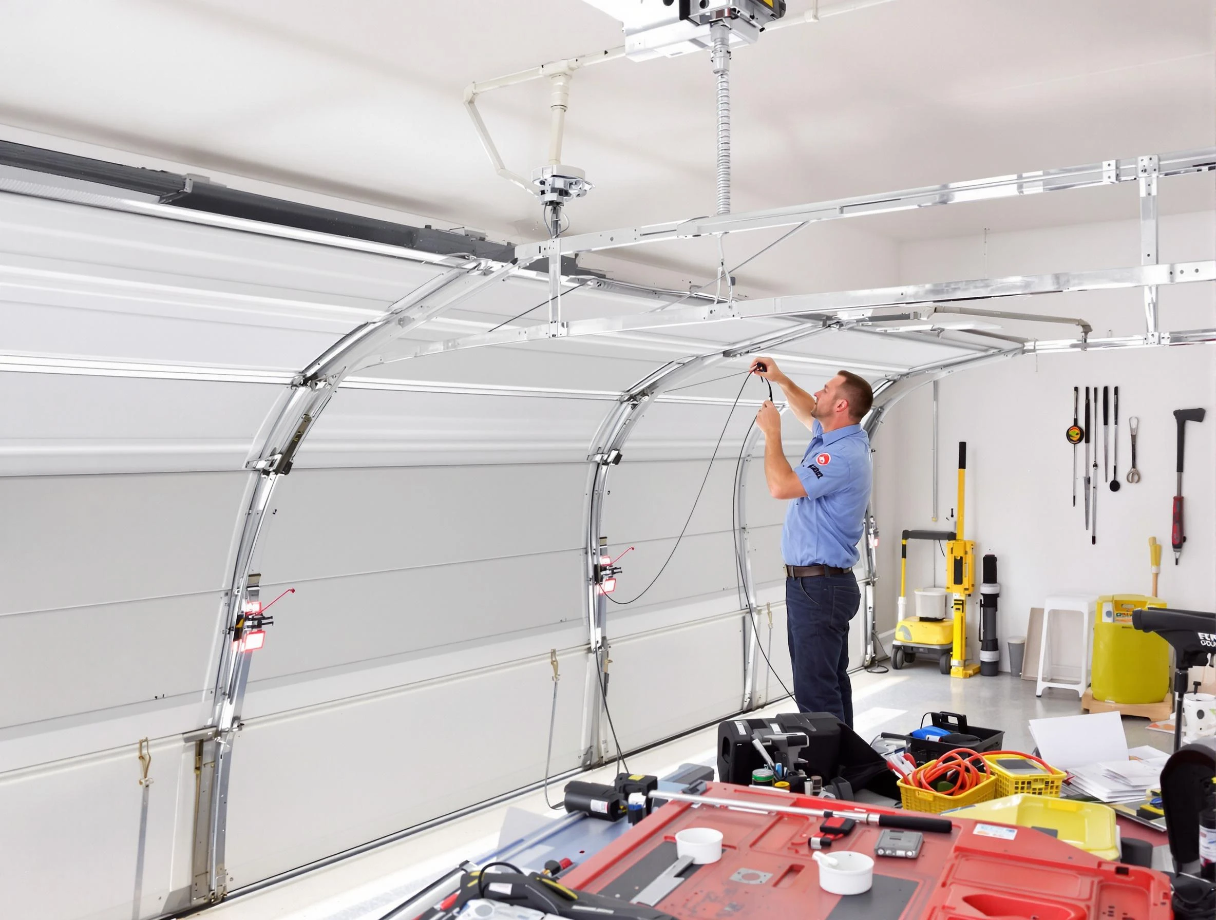 Garage door cable repair service by Herriman Garage Door Repair in Herriman