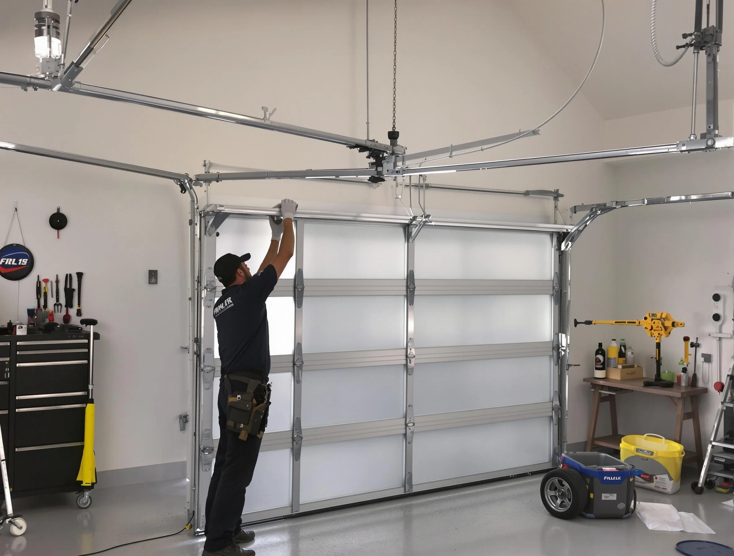 Herriman Garage Door Repair certified team performing precision garage door installation in Herriman