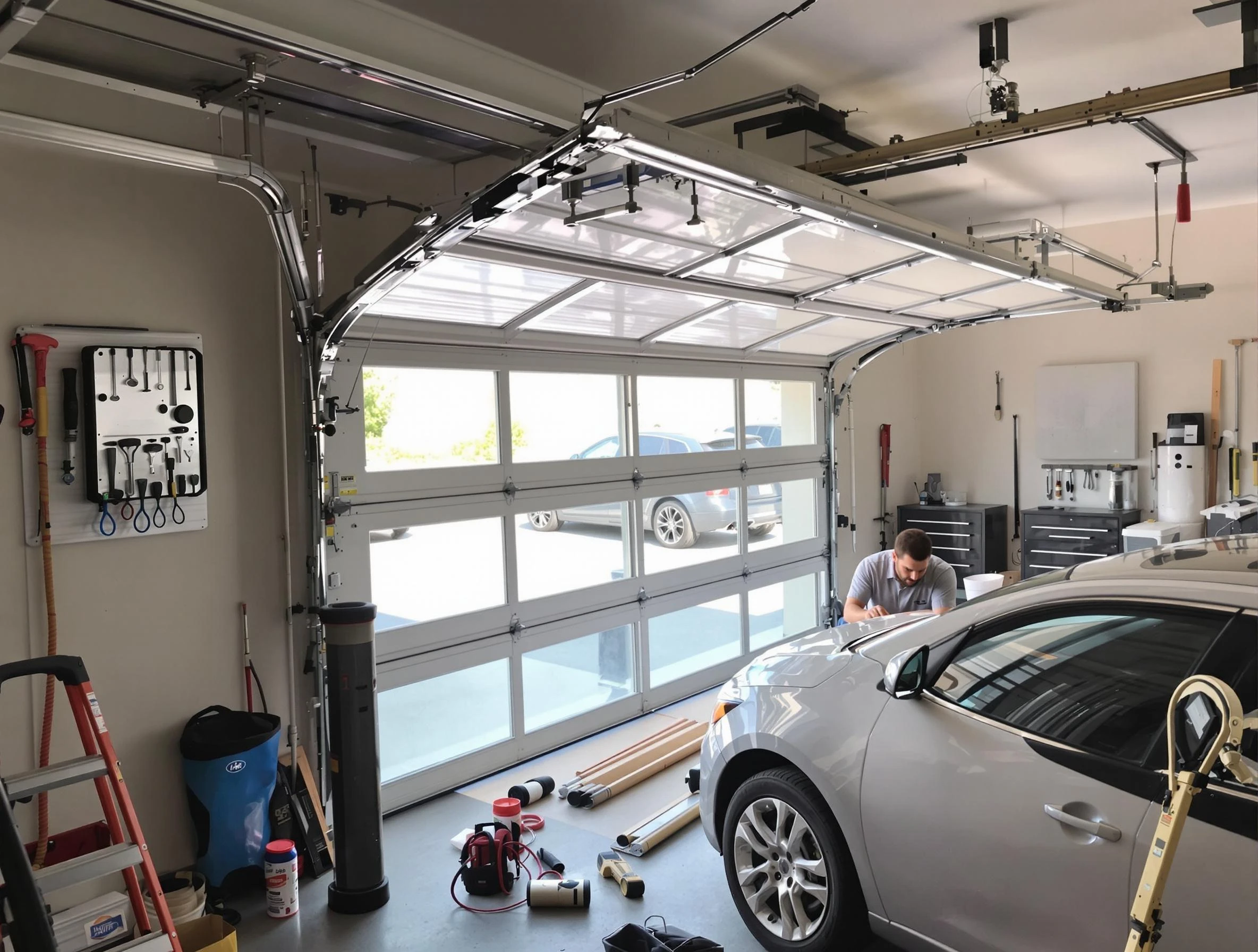 Garage door noise reduction service by Herriman Garage Door Repair in Herriman
