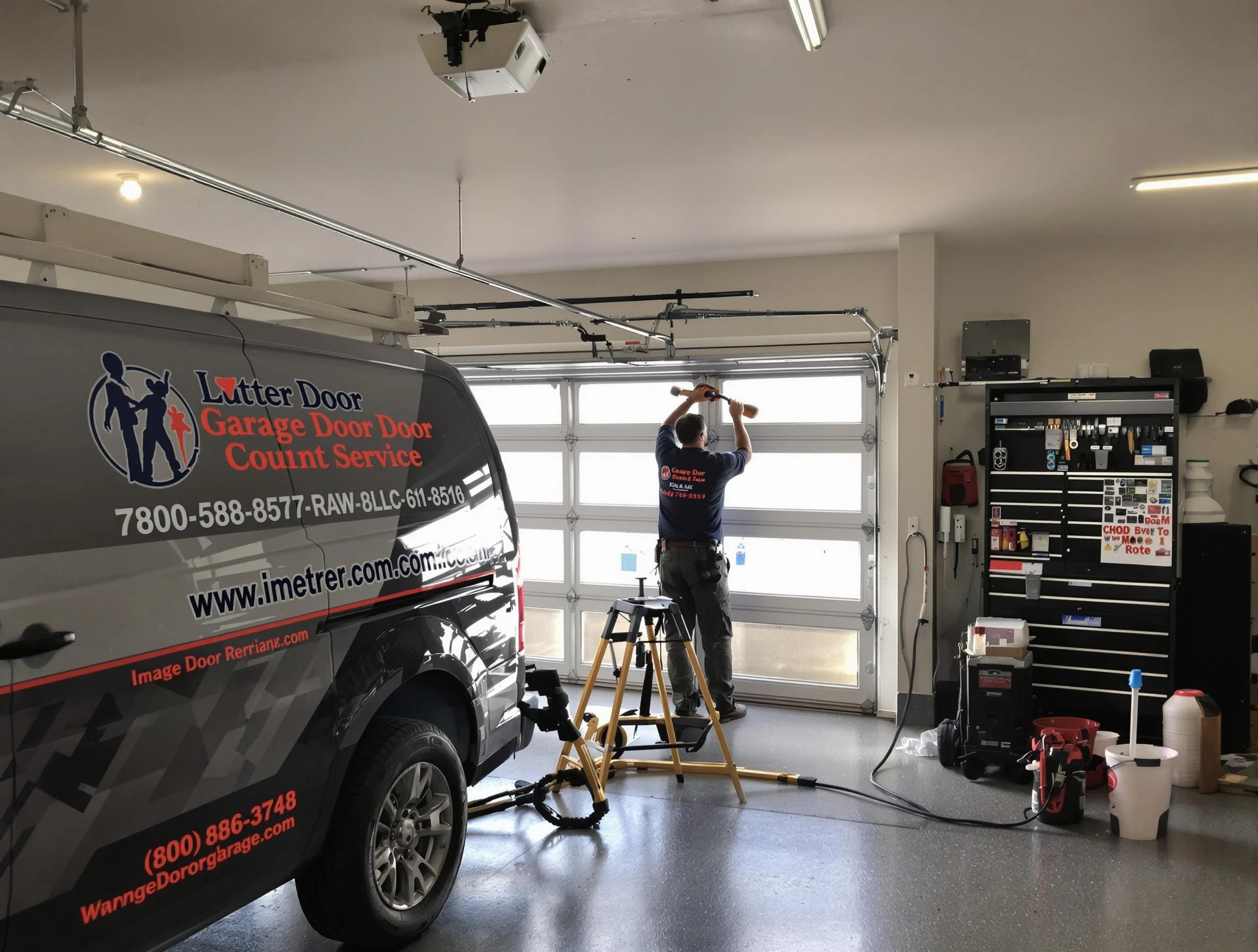 Herriman Garage Door Repair rapid response team performing same-day repair in Herriman