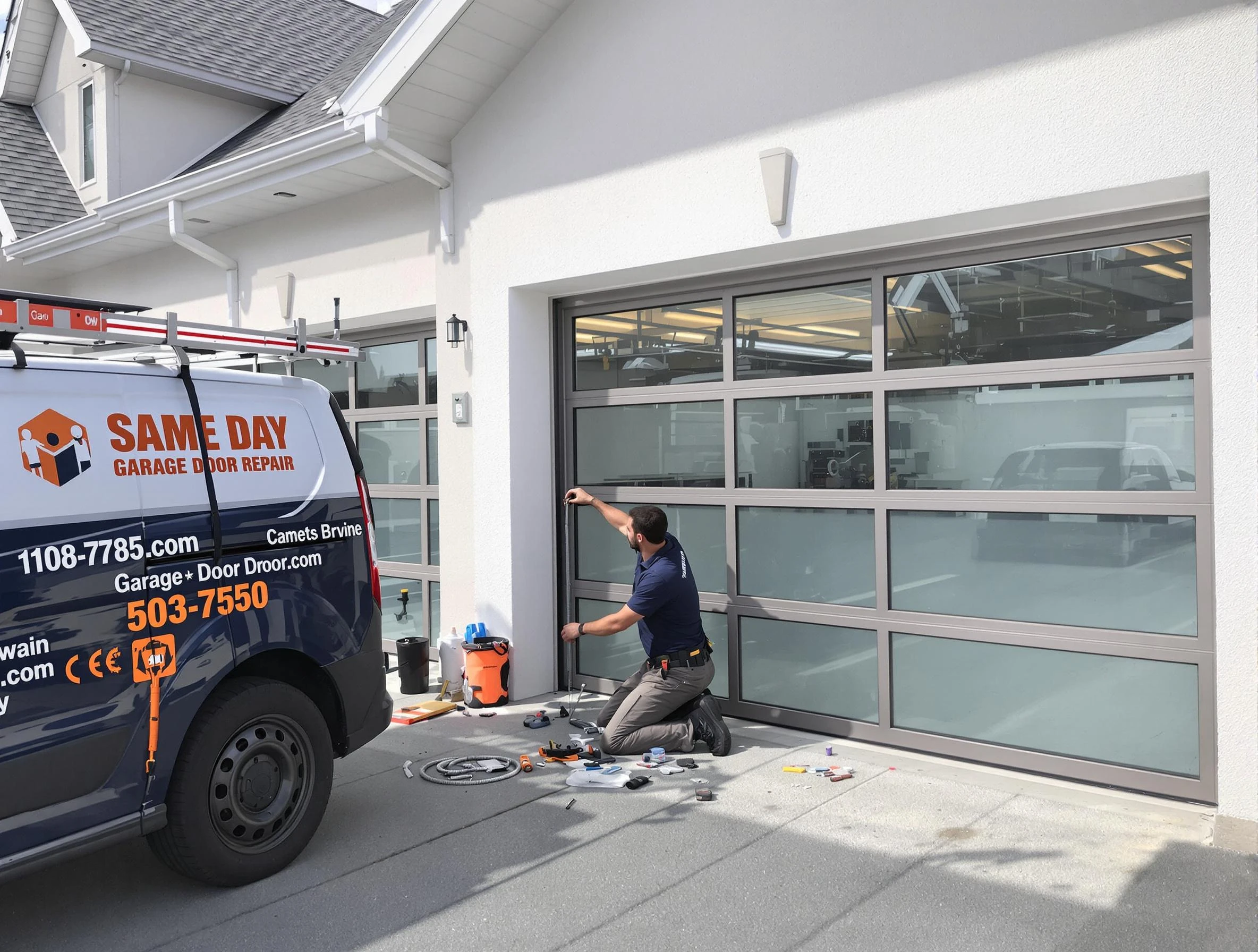 Same-day garage door repair service by Herriman Garage Door Repair in Herriman